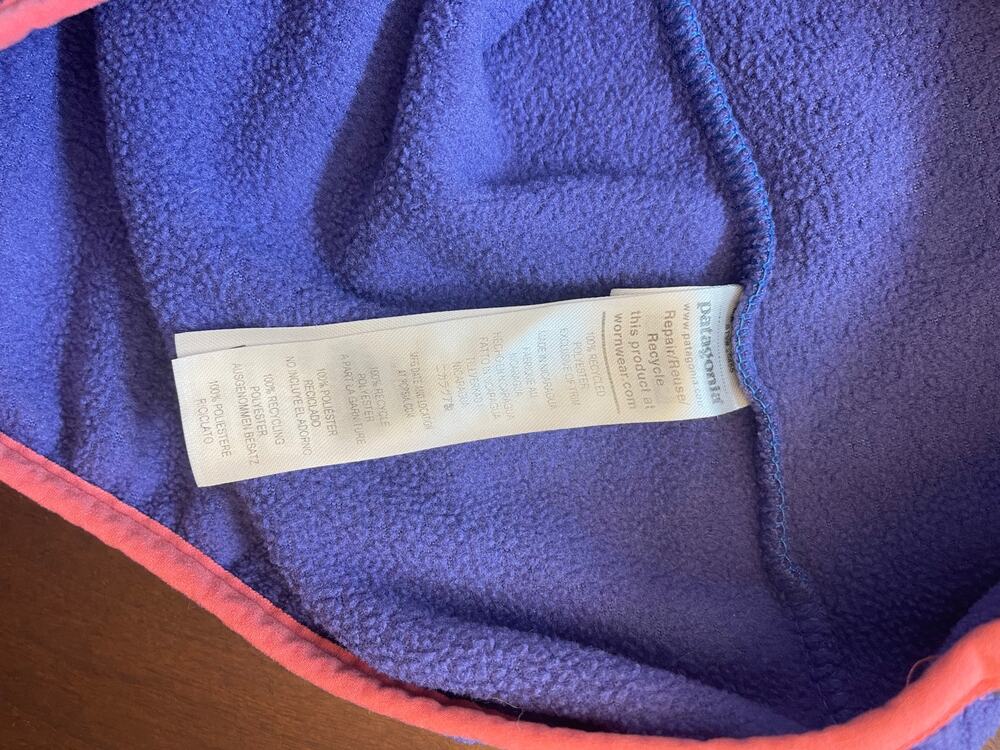 Patagonia Women's Lightweight Synchilla Snap-T Fleece Pullover Blue Purple [S]